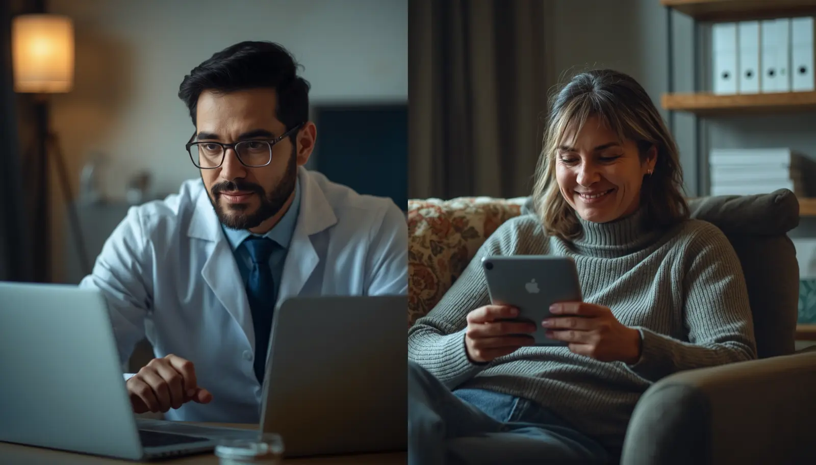 Online psikolog ve uzman psikiyatri doktoru görüşmesi
